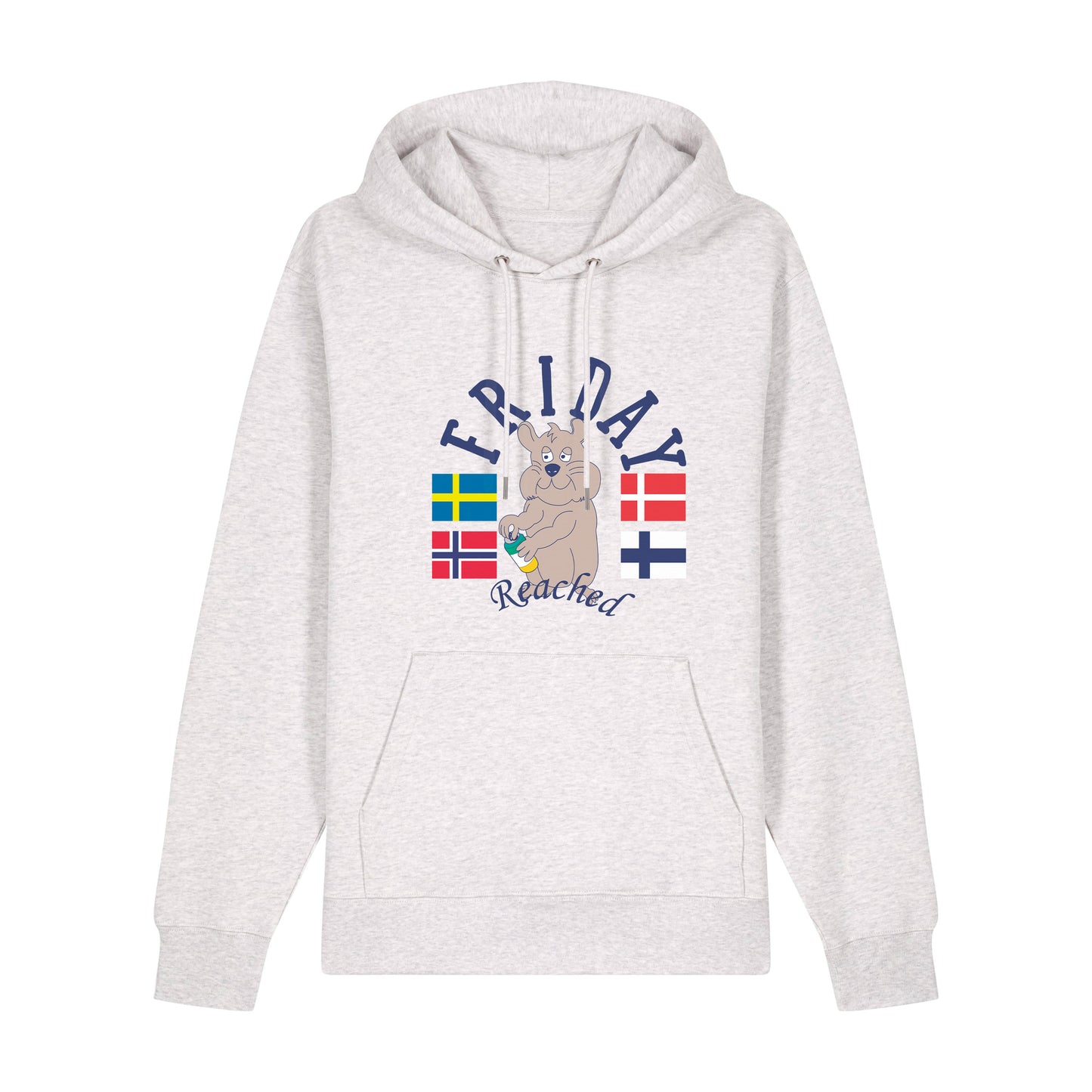 Hoodie Hamsterdam (light grey)