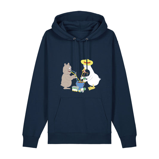 Hoodie Sangria (navy blau)