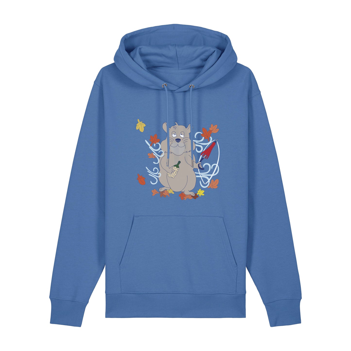 Hoodie Maple (blue)