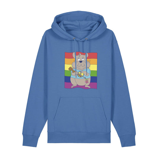 Hoodie Peace (blau)