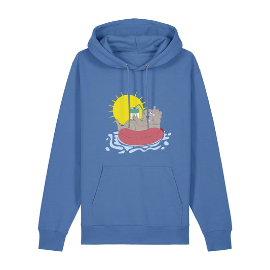 Hoodie Sunbathing (blau)